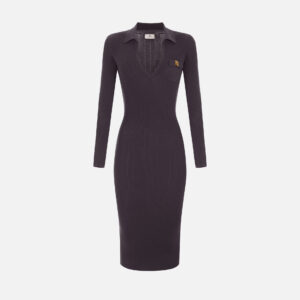 Elisabetta Franchi Strickkleid mit Ajour-Stickerei – Bild 5