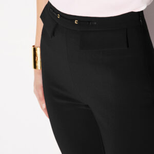 Elisabetta Franchi Hose aus doppellagigem Stretch-Crêpe – Bild 3