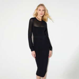 Elisabetta Franchi Strickkleid mit 3D-Effekt – Bild 2