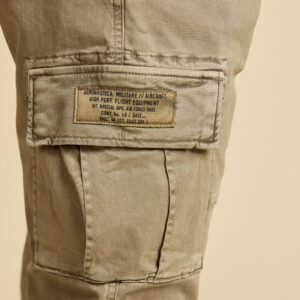Aeronautica Militare Hose mit Taschen aus Stretch-Baumwolle – Bild 5