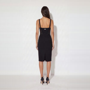 Elisabetta Franchi Rock aus doppellagigem Stretch-Crêpe mit Schmuckdetail – Bild 2