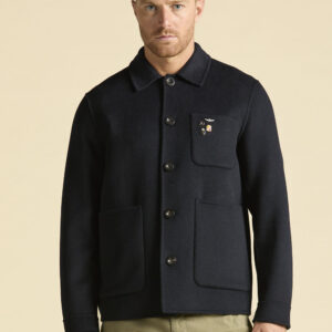Aeronautica Militare Hemdjacke aus Wollmischgewebe