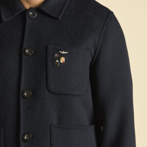 Aeronautica Militare Hemdjacke aus Wollmischgewebe – Bild 3