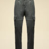 262PA1664UCT04390_08184 aeronauticamilitare 262pa1745uct04396 34412 stretch cotton trousers with pockets 1