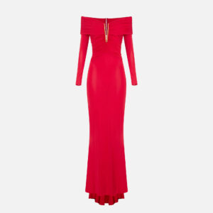 Elisabetta Franchi Red Carpet-Kleid aus leichtem Crêpe-Jersey – Bild 5