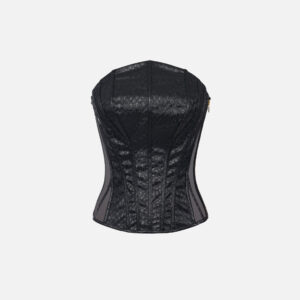 Elisabetta Franchi Bustier-Top mit Schuppenmuster – Bild 5