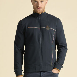 Aeronautica Miliatere Full-Zip-Sweatjacke mit Tricolore