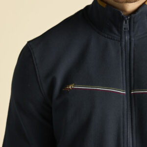 Aeronautica Miliatere Full-Zip-Sweatjacke mit Tricolore – Bild 5
