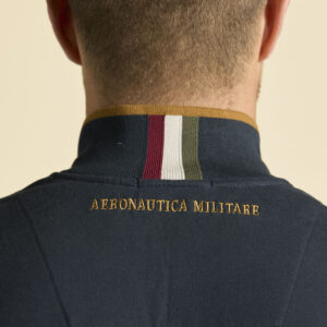 Aeronautica Miliatere Full-Zip-Sweatjacke mit Tricolore – Bild 6