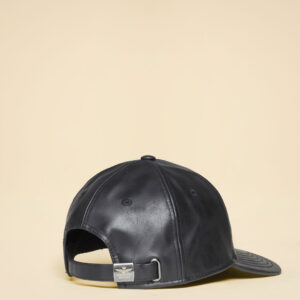Aeronautica Militare Cap aus Kunstleder mit geprägtem Logo – Bild 2